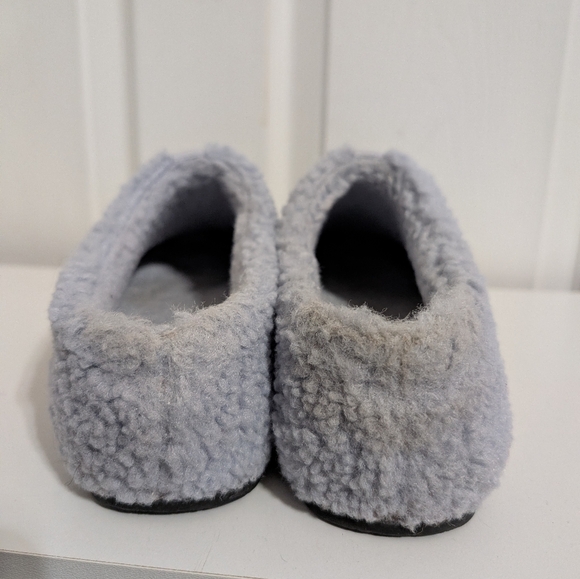 Bombas Womens Sunday Slippers Blue Sherpa Fuzzy House Shoes Size 8 - Picture 3 of 8